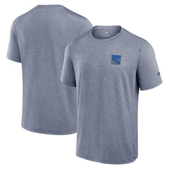 NHL Navy New York Rangers Fanatics Front Office Tech T-Shirt