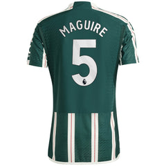 Harry Maguire Manchester United 2023/24 Away Player Jersey - Adidas Green