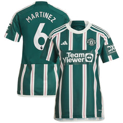 Lisandro Martínez Manchester United Women's 2023/24 Away Replica Player Jersey - Adidas Green