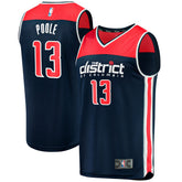 NBA Jordan Poole Washington Wizards Youth Fast Break Player Jersey