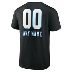 Personalized Name & Number Team Wordmark T-Shirt - Carolina Panthers