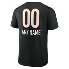 Personalized Name & Number Team Wordmark T-Shirt - Cincinnati Bengals