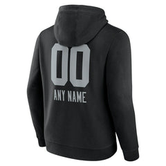 Personalized Name & Number Team Wordmark Pullover Hoodie - Las Vegas Raiders