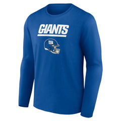 Personalized Name & Number Team Wordmark Long Sleeve T-Shirt - New York Giants
