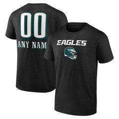 Personalized Name & Number Team Wordmark T-Shirt - Philadelphia Eagles