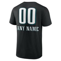 Personalized Name & Number Team Wordmark T-Shirt - Philadelphia Eagles