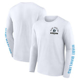 MLB Miami Marlins Fanatics Press Box Long Sleeve T-Shirt