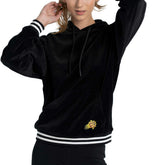 NBA Phoenix Suns Lusso Women's Nellie Oversized Velour Pullover Hoodie