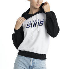 NBA Phoenix Suns Lusso Women's Marlowe Tri-Blend Raglan Pullover Hoodie