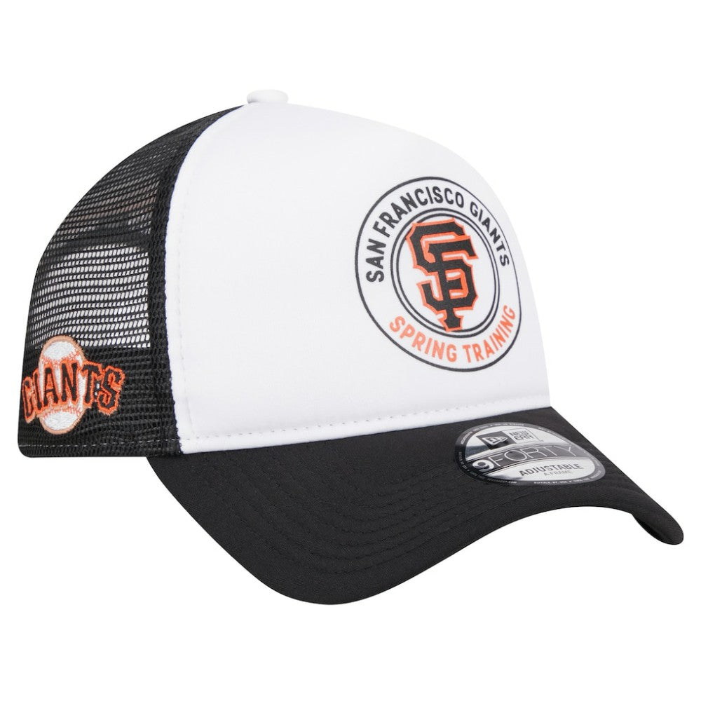 MLB San Francisco Giants New Era Spring Training Circle Foam A-Frame 9FORTY Trucker Adjustable Hat