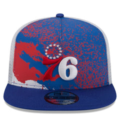 NBA Philadelphia 76ers Court Sport Speckle 9FIFTY Snapback Hat