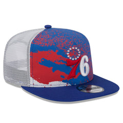 NBA Philadelphia 76ers Court Sport Speckle 9FIFTY Snapback Hat