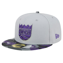 NBA Sacramento Kings Active Color Camo Visor 59FIFTY Fitted Hat