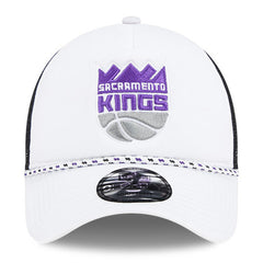 NBA Sacramento Kings Court Sport Foam A-Frame 9FORTY Adjustable Trucker Hat
