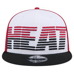 NBA Miami Heat Throwback Gradient Tech Font 9FIFTY Snapback Hat