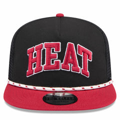 NBA Miami Heat Throwback Team Arch Golfer Snapback Hat