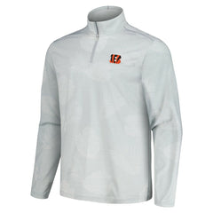 Delray Frond IslandZone Half-Zip Sweatshirt - Cincinnati Bengals