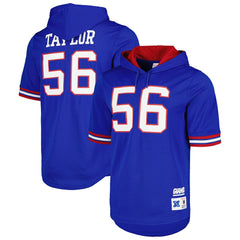 Lawrence Taylor Retired Player Name & Number Mesh Hoodie T-Shirt - New York Giants