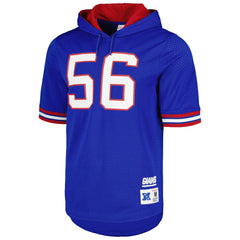 Lawrence Taylor Retired Player Name & Number Mesh Hoodie T-Shirt - New York Giants