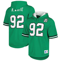 Reggie White Retired Player Name & Number Mesh Hoodie T-Shirt - Philadelphia Eagles