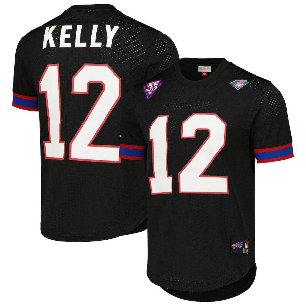 Jim Kelly Retired Player Name & Number Mesh Top - Buffalo Bills