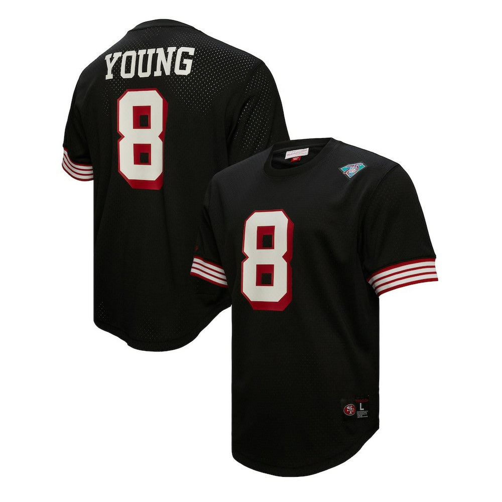 Steve Young Retired Player Name & Number Mesh Top - San Francisco 49ers