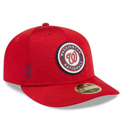 MLB Washington Nationals New Era 2024 Clubhouse Low Profile 59FIFTY Fitted Hat