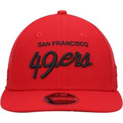 Black Excellence Collection Wordmark Trucker Low Profile 9FIFTY Snapback Hat - San Francisco 49ers