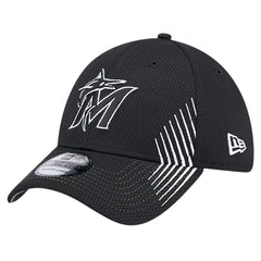 MLB Miami Marlins New Era Active Dash Mark 39THIRTY Flex Hat