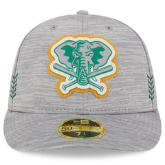 MLB Athletics New Era 2024 Clubhouse Low Profile 59FIFTY Fitted Hat