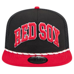 MLB Boston Red Sox New Era Throwback Meshback Golfer Hat