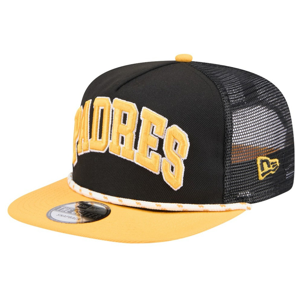 MLB San Diego Padres New Era Throwback Meshback Golfer Hat