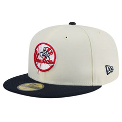 MLB New York Yankees New Era Top Hat Chrome 59FIFTY Fitted Hat