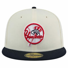 MLB New York Yankees New Era Top Hat Chrome 59FIFTY Fitted Hat