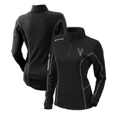 NBA Milwaukee Bucks Women's Omni-Wick Shotgun Quarter-Zip Pullover Top