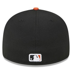 MLB Baltimore Orioles New Era 2025 Batting Practice Low Profile 59FIFTY Fitted Hat