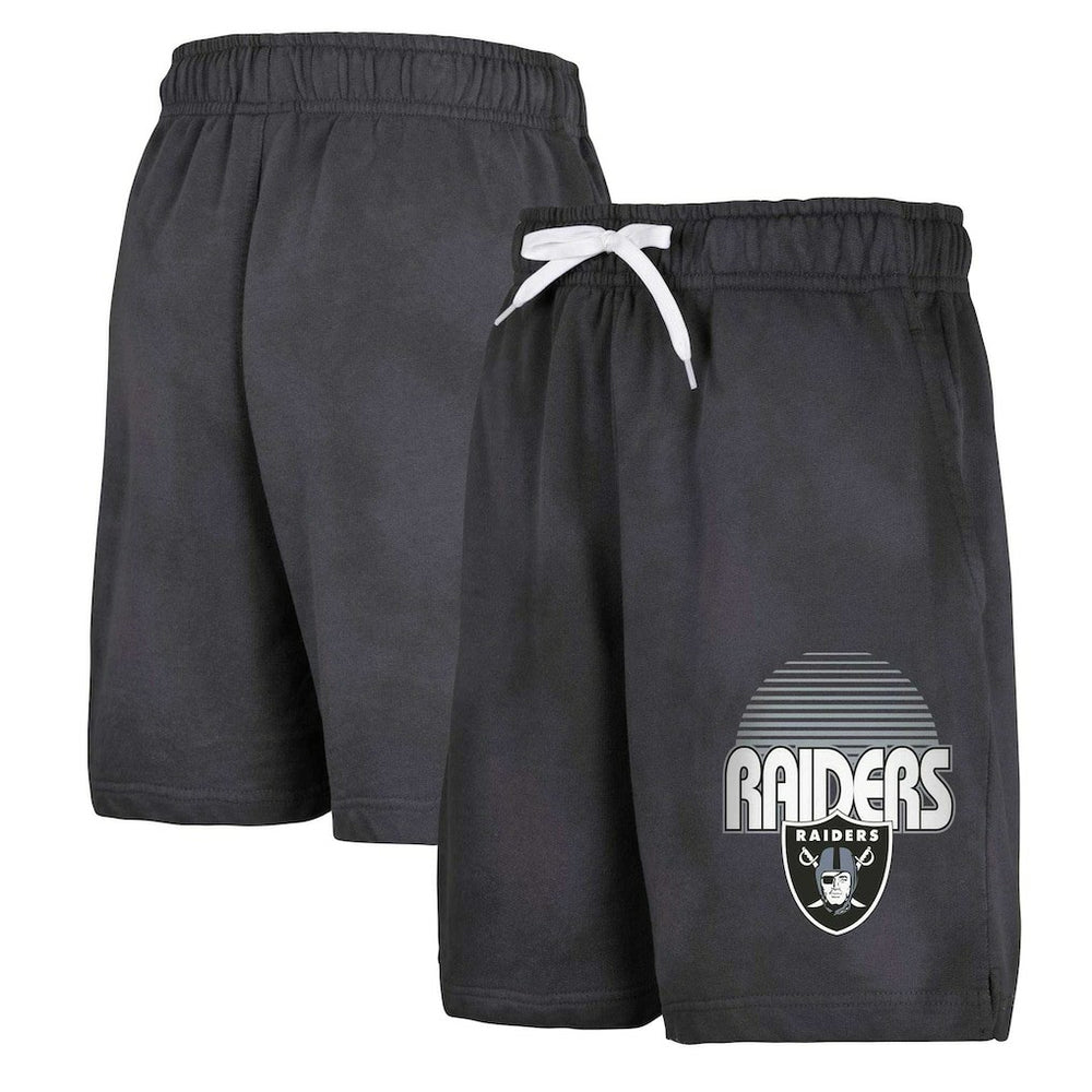 Youth Beach Bum Sun-Bleached French Terry Shorts - Las Vegas Raiders