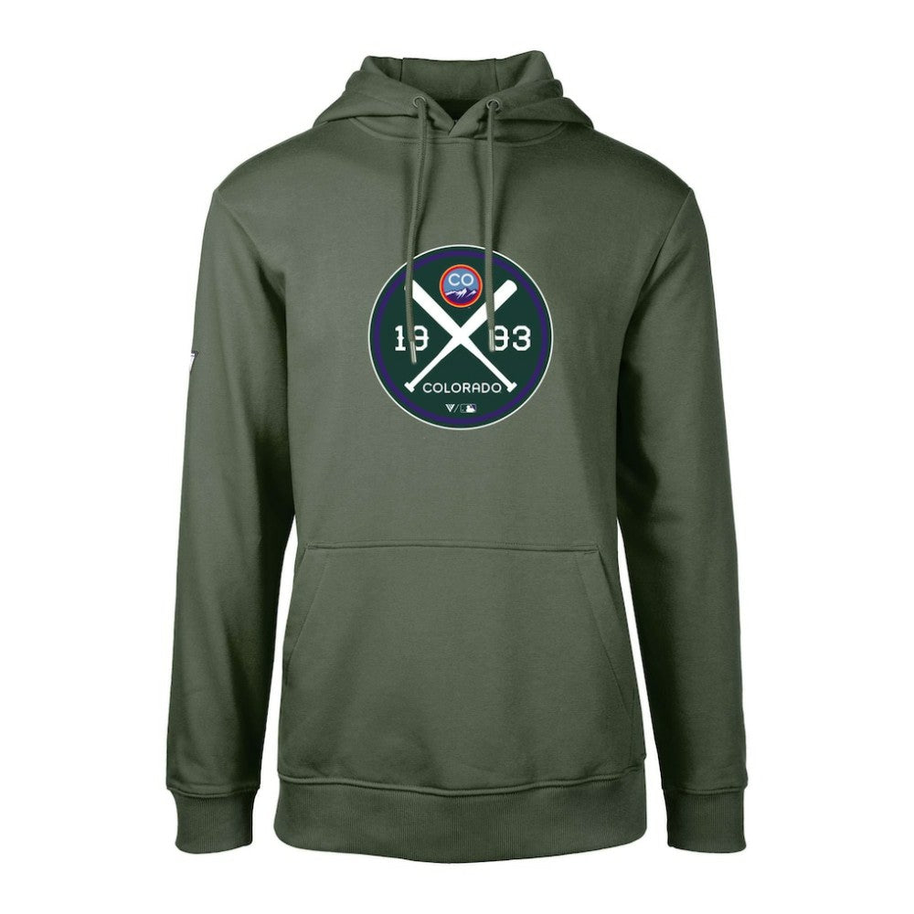 MLB Colorado Rockies Levelwear City Connect Podium Strike Pullover Hoodie
