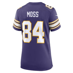 Randy Moss Women's Classic Retired Player Game Jersey - Minnesota Vikings