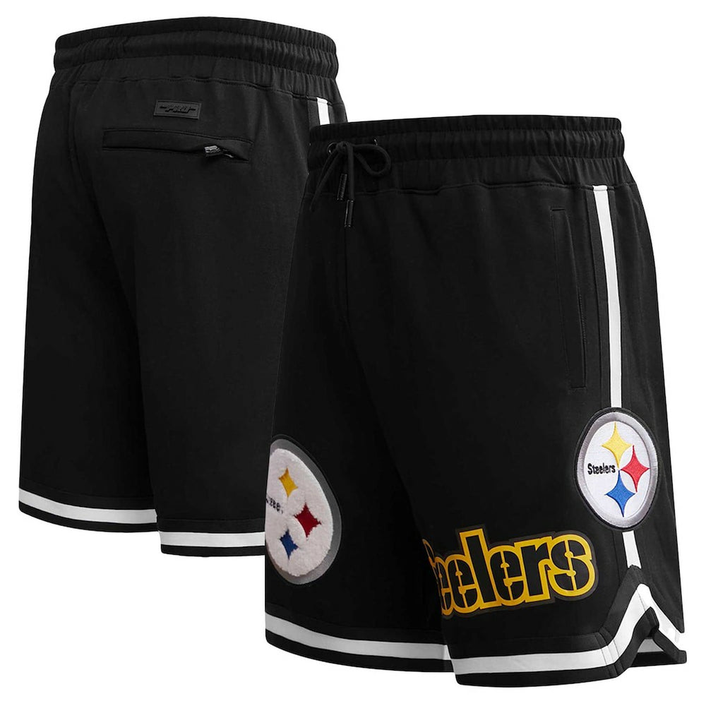Pro Standard Classic Chenille Shorts - Pittsburgh Steelers