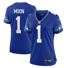 Warren Moon Women's Throwback Retired Player Game Jersey - Seattle Seahawks