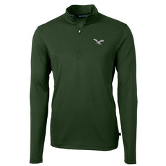 Cutter & Buck Virtue Eco Pique Recycled Quarter-Zip Pullover - Philadelphia Eagles