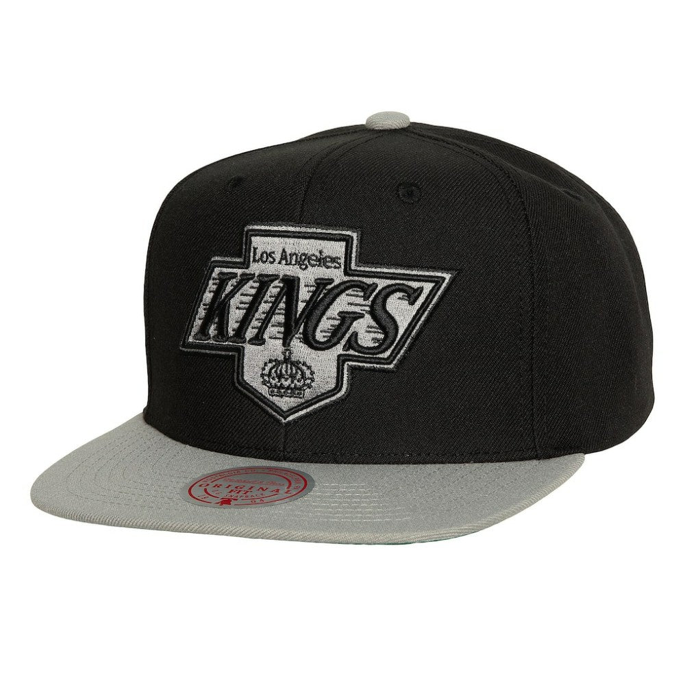 NHL Black Los Angeles Kings Mitchell & Ness Core Team Ground 2.0 Snapback Hat