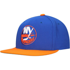 NHL Royal New York Islanders Mitchell & Ness Core Team Ground 2.0 Snapback Hat