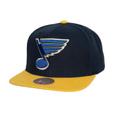 NHL Navy St. Louis Blues Mitchell & Ness Core Team Ground 2.0 Snapback Hat