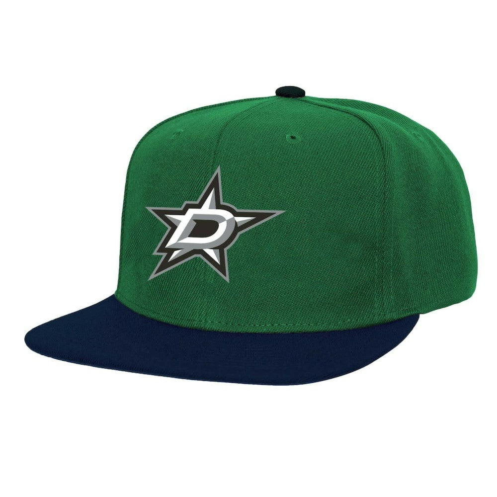 NHL Kelly Green Dallas Stars Mitchell & Ness Core Team Ground 2.0 Snapback Hat