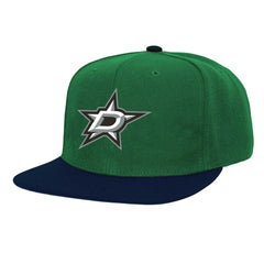 NHL Kelly Green Dallas Stars Mitchell & Ness Core Team Ground 2.0 Snapback Hat