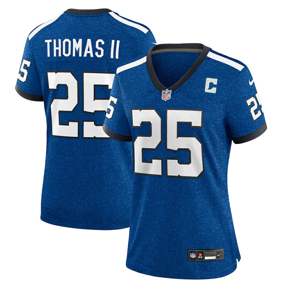 Rodney Thomas II Women's Indiana Nights Alternate Game Jersey - Indianapolis Colts