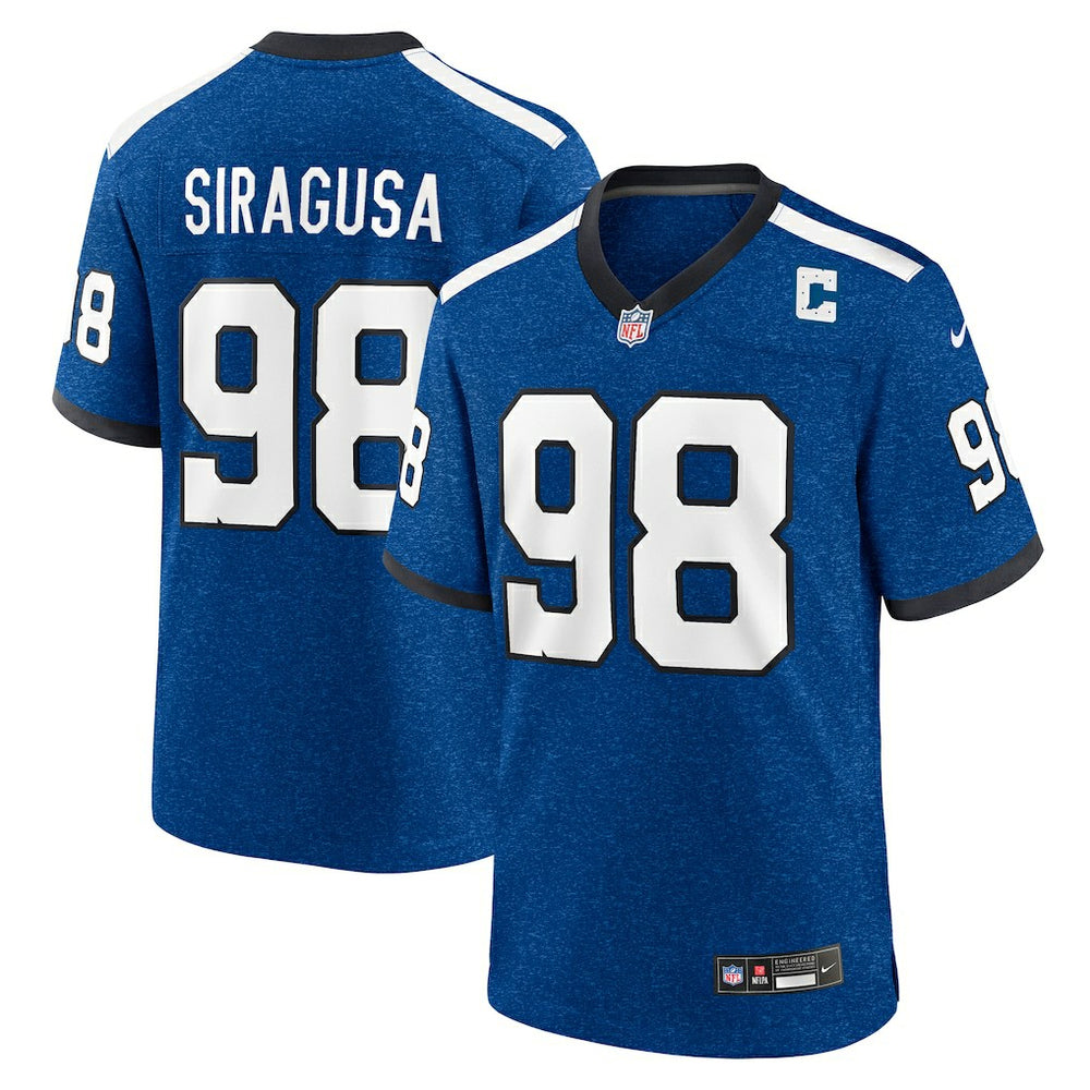Tony Siragusa Retired Player Alternate Game Jersey - Indianapolis Colts