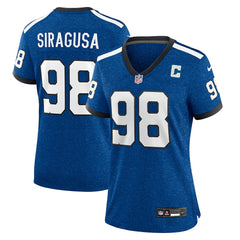 Tony Siragusa Women's Indiana Nights Alternate Game Jersey - Indianapolis Colts